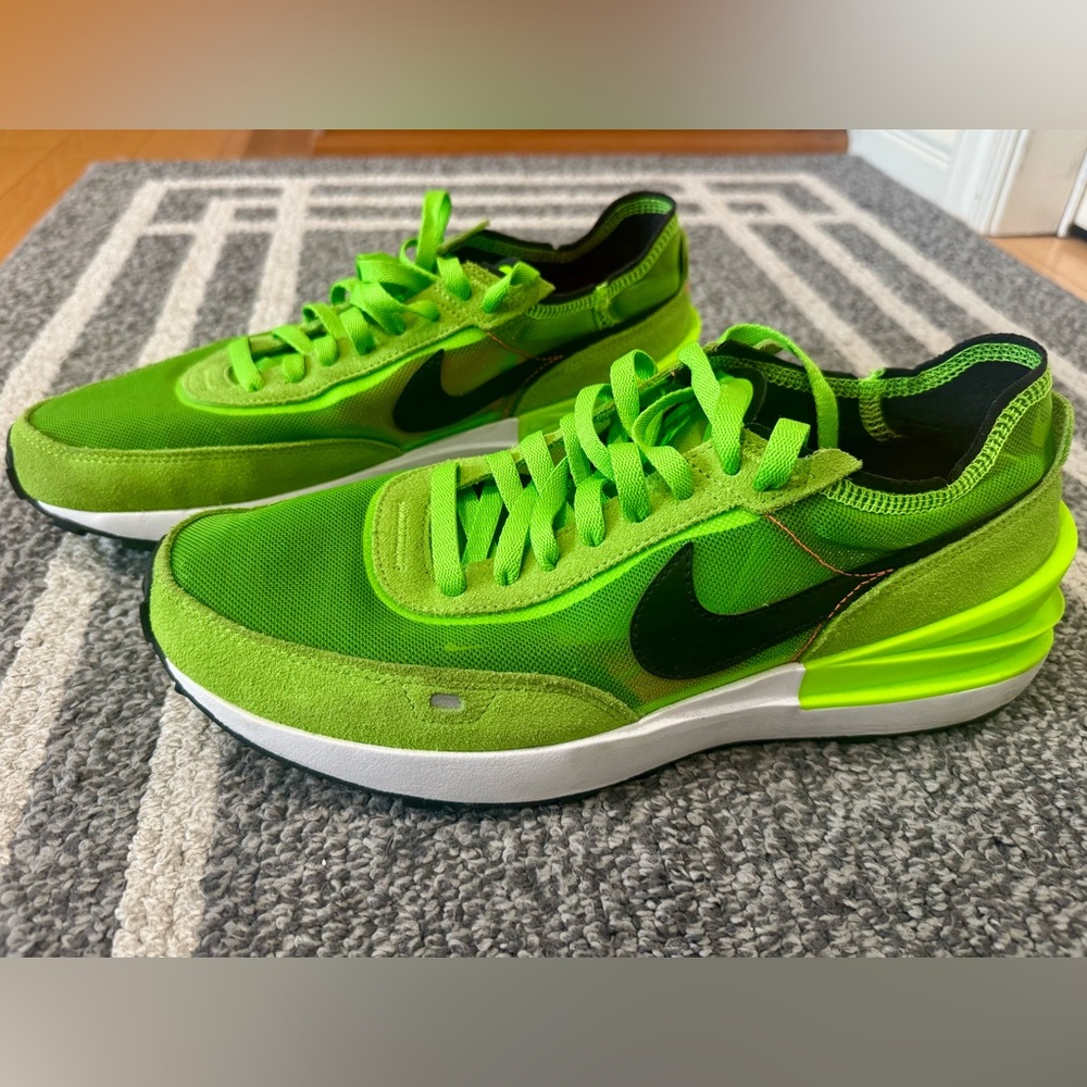 Nike Mens Waffle One - Electric Green